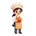 Pixel art game sprite