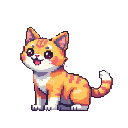 Pixel art character — warrior hero with red cape